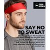 Tough Headwear Tie Headband - Bandana Headband - Sports, Running, Football, Workout Sweat Headband for Men - Pirate Bandana