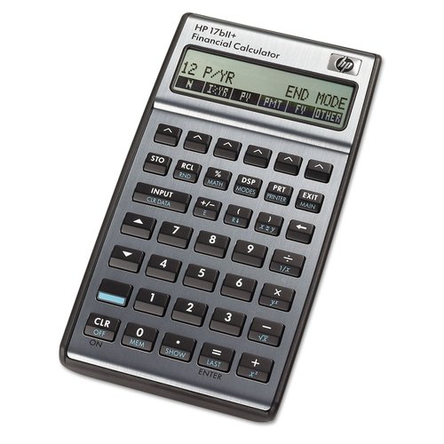 HP 17BIIPLUS 17bII+ Financial Calculator, 22-Digit LCD