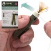 TYEPRO Fly and Ice Fishing Knot Tying Tool - Easily Tie Knots for Fly Fishing and Ice Fishing Hooks, Jigs and Flies, Grip Eyelet, Thread Line, Tie Knot, and Clip Fishing Line with One Accessory