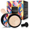 2024 New Mushroom Head Air Cushion CC Cream - Apartment Air Cushion CC Cream, BB Cream Face Make Up, Long-Lasting Matte Waterproof Moisturizing Concealer Beauty (Brighten)