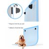 Pee Pad Holder for Dogs Potty Training Pad Magnetic Wall Holder for Leg-Lifting Dogs & Marking in The House Compatible with Any Size of Puppy Pee Pads (Black)