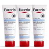 Eucerin Skin Calming Cream - Full Body Lotion for Dry, Itchy Skin, Natural Oatmeal Enriched - 8 oz. Tube (Pack of 3)