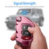Tukellen for Jeep Key Fob Cover Premium Soft Full Protection Key Shell Key Case Compatible with Jeep 2020 2021 Gladiator JT Sahara JLU 2018-2021 Jeep Wrangler JL JLU Rubicon(Pink)