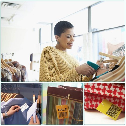 Tagging Gun for Clothing, Standard Retail Price Tag Attacher Gun Kit for Clothes Labeler with 6 Needles & 2000pcs 2" Barbs Fasteners & Organizer Bag for Store Warehouse Consignment Garage Yard Sale