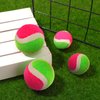 Hanaive 4 Pcs 2 Size Toss and Catch Ball Game Replacement Balls Catch Balls Set for 3 4 5 6 7 8 9 10 Year Boys Girls and Adults, 2.5 inches and 1.8 inches
