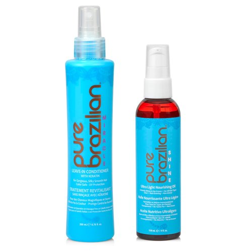 PURE BRAZILIAN - Leave-in Conditioner & Ultra-Light Nourishing Oil