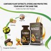 Herbishh Hair Color Shampoo 10 Sachet +1 Argan Hair Mask Pouch | 3 in 1 Hair Dye | PPD Free | Easy to Use | Gray Coverage | Travel Size | Available in 6 Colors | (Chestnut Brown)