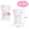 300 PCS Hair Clip Bow Display Cards Hair Barrettes Jewelry Display Holder Rectangle Paper Cardboard for Hair Accessories Display and Organizing, 4 x 2-1/2 Inches (Marble Stripe)