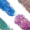 CellLuck 12 Bags of Chunky Glitters,120g/4.23oz Craft Glitter Set,Star Moon,Butterfly and Heart Shaped Glitter Flakes for Tumblers, Body, Face, Nail Art, Resin Craft