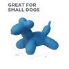 Outward Hound Latex Blue Rubber Balloon Dog Squeaky Dog Toy, XS