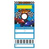 brayqu Race Car Birthday Invitations for Boy Red and Blue Car Racing Ticket Party Invitations Fill-in (20 Invitation Cards with Envelopes)