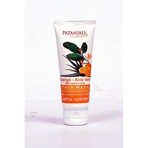 PATANJALI Face Wash Orng+Aloe 60 G