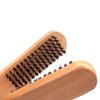 Amariver DIY Salon Hairdressing Hair Straightener Wooden Anti-static Dual-Brush Comb
