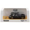Utopia Black Carbon Fiber with Gold Wheels Global64 Series 1/64 Diecast Model by Tarmac Works T64G-TL055-BCF