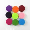 100PCS Diameter 1.18 inches Round Essential Oil Diffuser Locket Necklace Refill Pads Thickened Washable Absorbent Felt Pads(30X30MM)