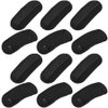 FOMIYES 12pcs Fluffy Hairpin Invisible Fluffy Hair Clip Black Hair Clips Snap Barrettes Black Sponge Bump Fluffy Hair Padding Fluffy Hair Clips Blonde Hair Volume Base Hair Holder Bump Pad