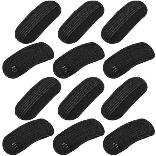 FOMIYES 12pcs Fluffy Hairpin Invisible Fluffy Hair Clip Black Hair Clips Snap Barrettes Black Sponge Bump Fluffy Hair Padding Fluffy Hair Clips Blonde Hair Volume Base Hair Holder Bump Pad