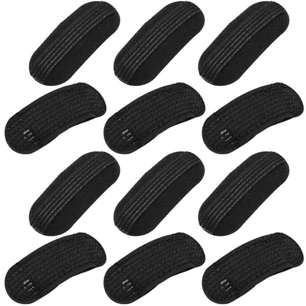 FOMIYES 12pcs Fluffy Hairpin Invisible Fluffy Hair Clip Black Hair Clips Snap Barrettes Black Sponge Bump Fluffy Hair Padding Fluffy Hair Clips Blonde Hair Volume Base Hair Holder Bump Pad
