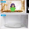 Abnaok Microwave Cleaner, 2 PCS Angry Mama Microwave Cleaner Microwave Oven Steam Cleaner Easily Clean in Minutes Cleans Add Vinegar and Water for Home or Office with English Manual