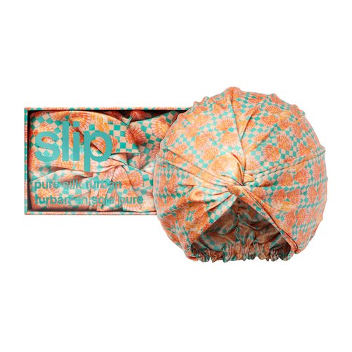 slip Pure Silk Turban - Meribella | 100% Mulberry Silk, Ultra Soft & Gentle on Hair, Prevents Breakage & Frizz | Stylish Hair Accessory for Nighttime & Travel | Adjustable Fit, Luxurious Comfort