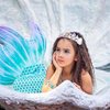 YARIEW Mermaid Crown, Fish Scales Seashell Headband Tiara for Women and Girls, Mermaid Birthday Party Decorations, Christmas Prom Gift