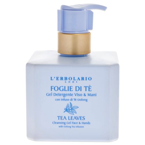L'Erbolario Tea Leaves Shower Gel - Nourishes, Moisturizes And Protects The Skin - Refreshing Bath And Shower Foam Provides Gently Effective Cleansing - Softening And Toning Properties - 8.5 Oz