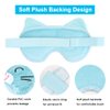 NEWGO Kids Ice Pack Eye Mask Cold Compress Reusable Hot Cold Therapy Gel Eye Mask with Soft Plush Backing