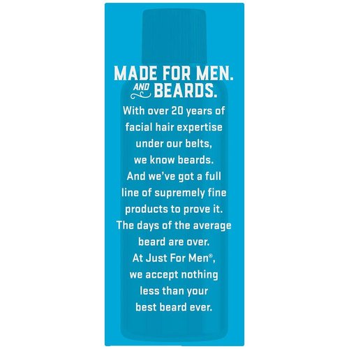 Just For Men The Best Beard Oil Ever, Supports Growth, Made with Vitamin E, Eucalyptus, Rosemary, and Jojoba Oil, Smoothes and Softens without clogging pores, Light & Nongreasy, 1 Fl Oz