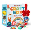 Mumaloo Craft Box for Kids - 10 Creative Arts and Crafts for Kids Ages 4-8, No Mess Educational Preschool Art Projects, Toddler Crafts Kit Supplies Christmas Gift for 3 4 5 6 7 8 Year Old Girls & Boys