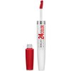 Maybelline New York Super Stay 24, 2-Step Liquid Lipstick Makeup, Long Lasting Highly Pigmented Color with Moisturizing Balm, Eternal Cherry, Cherry Red, 1 Count