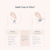 saalt Twin Pack - Reusable Medical-Grade Silicone Period Cup - Wear for 12 Hours Soft & Original firmness (Small)
