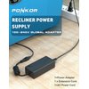 Recliner Power Supply, Ponkor AC/DC Switching Power Supply Transformer 2-pin 29V 2A Adapter with Extension Cord Replacement for Lift Chair or Electric Power Recliner Limoss OKIN