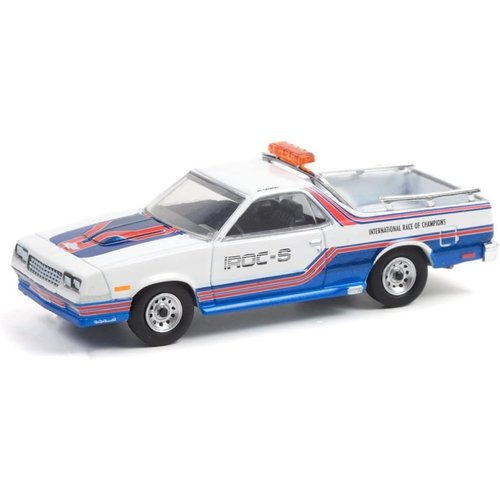 Collectibles 1985 Chevy El Camino SS Pickup Pace Truck IROC-S International Race of Champions (1985) ""Hobby Exclusive 1/64 Diecast Model Car by Greenlight 30312