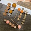 Mehayi 20 PCS Pearl Hair Clips Set Fashion Korean Acrylic Resin Hair Barrettes, Bobby Pins Hairpins for Women and Ladies Girls Headwear Styling Tools, Hair Accessories for Decorative Party Wedding