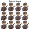 DraBEx WW2 Military People Building Set Army Men Action Figures, World War 2 Soldier Figures American vs German Army Battle WW2 Playset / 100 pcs (Armey Men 2)
