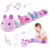 Sumobaby Infant Baby Musical Multi-Sensory Caterpillar, Stuffed Animal Activity Soft Toys, for Tummy Time Newborn 0-3-6-12 Months Girls, Purple