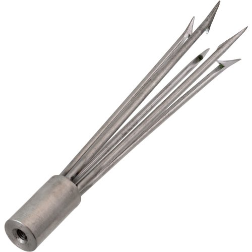 Cressi Paralyzer Tip for Pole Spear, 5 barbed prongs, Paralyzer Tip 5 Barb Prongs