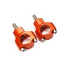 JFG RACING 1 1/8" 28mm CNC HandleBar Risers Bar Mounts Clamps For 125-530 SX SXF EXC EXCF XCW XCFW 00-16
