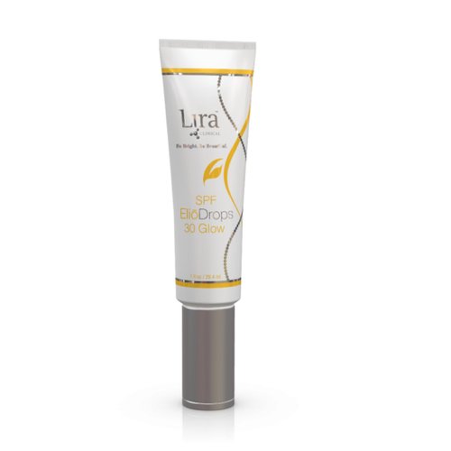 Lira Clinical SPF EliōDrops 30 Glow - 1 fl oz - 16% Zinc Oxide Physical Sunscreen for Face - UVA/UVB/HEV Broad Spectrum & Reef Safe Sunscreen Serum - for All Skin Types