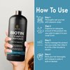 INFINA ESSENTIALS Biotin 2 in 1 Shampoo and Conditioner Men & Women - Hair Thickening Shampoo w/Saw Palmetto, Keratin, Caffeine & Vitamin E - 16 Fluid Ounces