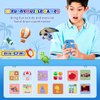 KAKTIN Kids Phone for Boy, Toddler Toy Phone Birthday Gifts Toys for 3 4 5 6 7 8 Years Old Kids Camera Phone with Dual Camera Music Player Puzzle Games