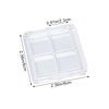 yueton 4PCS Empty Lipstick Palette Clear Acrylic Lipstick Box DIY Eyeshadow Powder Palette Empty Cosmetic Container