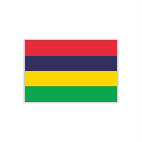 Womaha 30 Sheets Mauritius Flag Temporary Tattoos Fans Face Tattoo Stickers for Adults Kids Group Activity Props