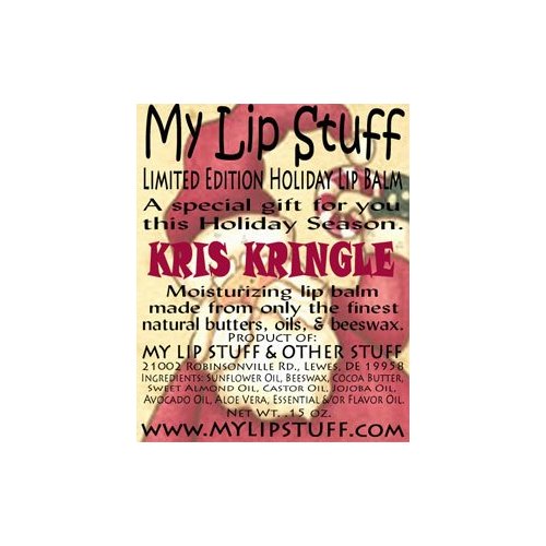 My Lip Stuff-Kris Kringle (Lemon Buttercream Flavor) Limited Edition Holiday Lip Balm
