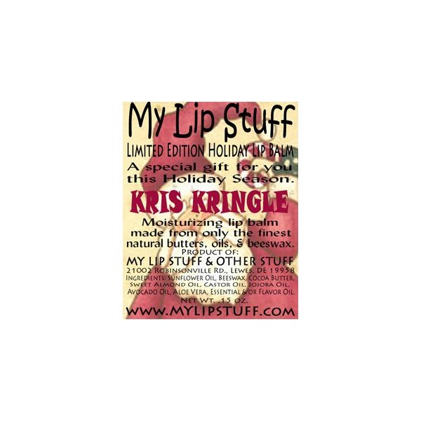 My Lip Stuff-Kris Kringle (Lemon Buttercream Flavor) Limited Edition Holiday Lip Balm