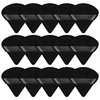 Pimoys 15 Pieces Powder Puff Triangle Makeup Sponge Setting Powder Puffs for Loose Powder Velour Puff for Face Exquisite Makeup Eyes Contouring, Blender Sponge Beauty Makeup Tool(Black)