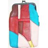 SPORTIMES Eclipse Unique Multi Color Patched Lamb Skin Cigarette Case Pouch, 100s, 3202S