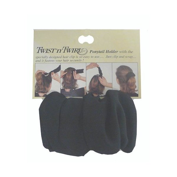 Twist 'n' Twirl Hair Tie for Ponytail #79471black