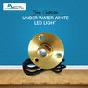 MARINE CITY Under Water White LED Light Waterproof Brass Drain Plug with Base Bronze Screw Drain Plug 1 Inch Hole Fishing Under Water for Marines – Boats – Yachts – Pool Lights (Pack of 1)