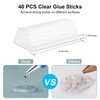 Hot Glue Gun Kit, 40 Glue Sticks for Mini Glue Guns with Hardshell Carrying Case for School Crafts DIY Arts, Quick Home Repairs, Home School Project and Festival Decorations (20W)